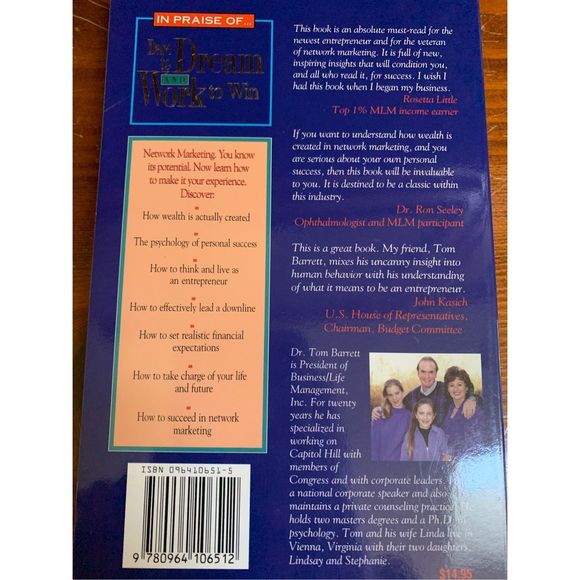 Dare to Dream and Work to Win Book - Picture 2 of 8